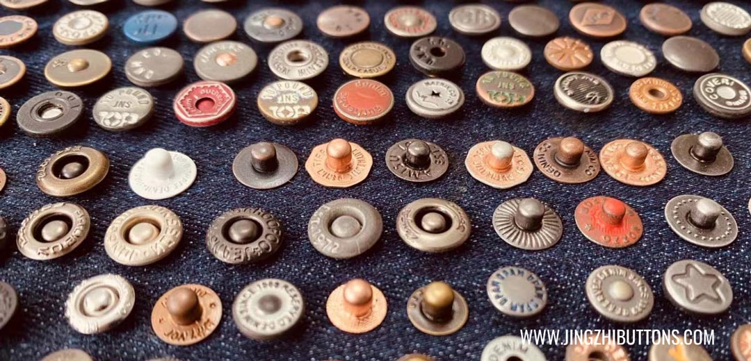 brass and iron jeans rivets in different color and sizes