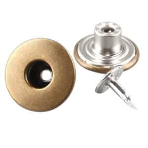 Non-Swivel open center Shank Jeans Buttons