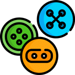 icon of buttons